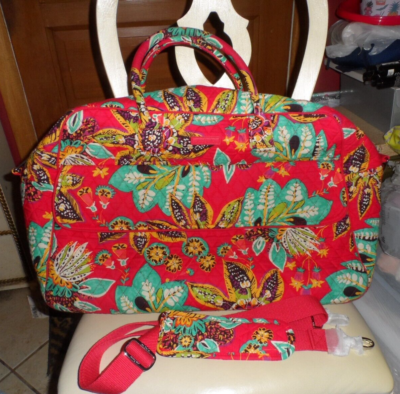 Vera Bradley Grand Traveler in Rumba eBay