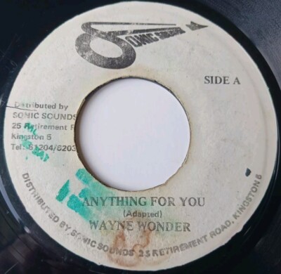 Wayne Wonder - Anything For You Vinyl 45 - Sonic Sounds 