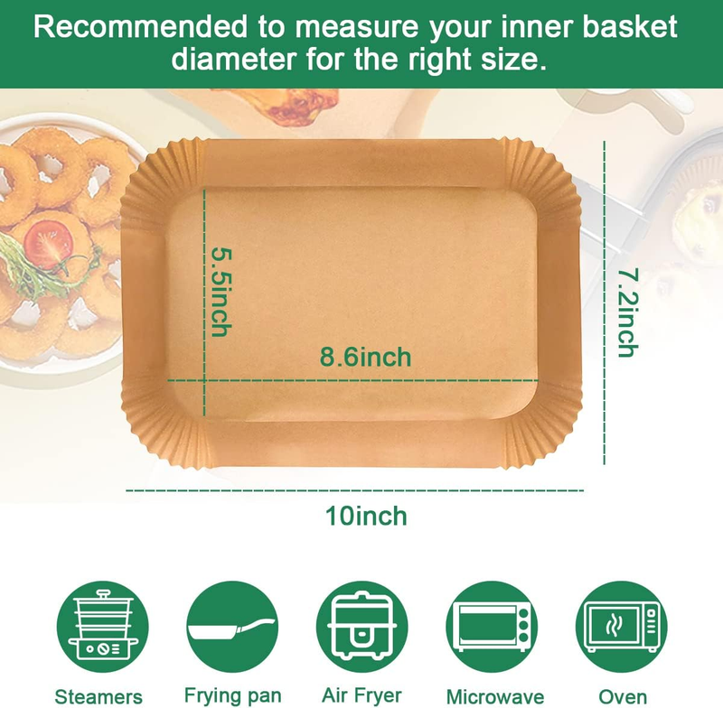 Air Fryer Parchment Paper Liners for Ninja Dual Air Fryer,Air Fryer Liners,Air F