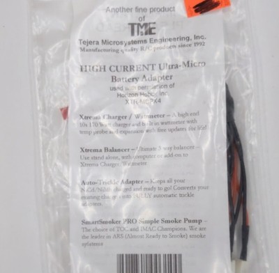 Tejera Microsystems Eng., Inc. XTRMCPX4 High Current Ultra Micro Battery Adapter