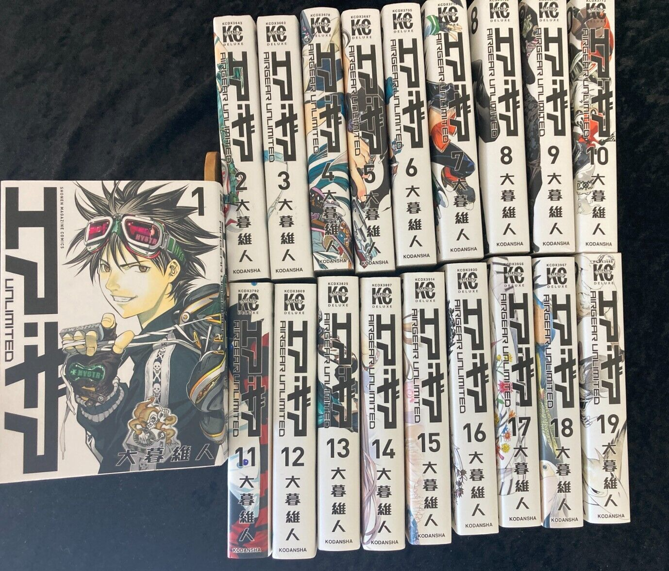 Air Gear UNLIMITED vol.1~19 Complete Set Deluxe Edition