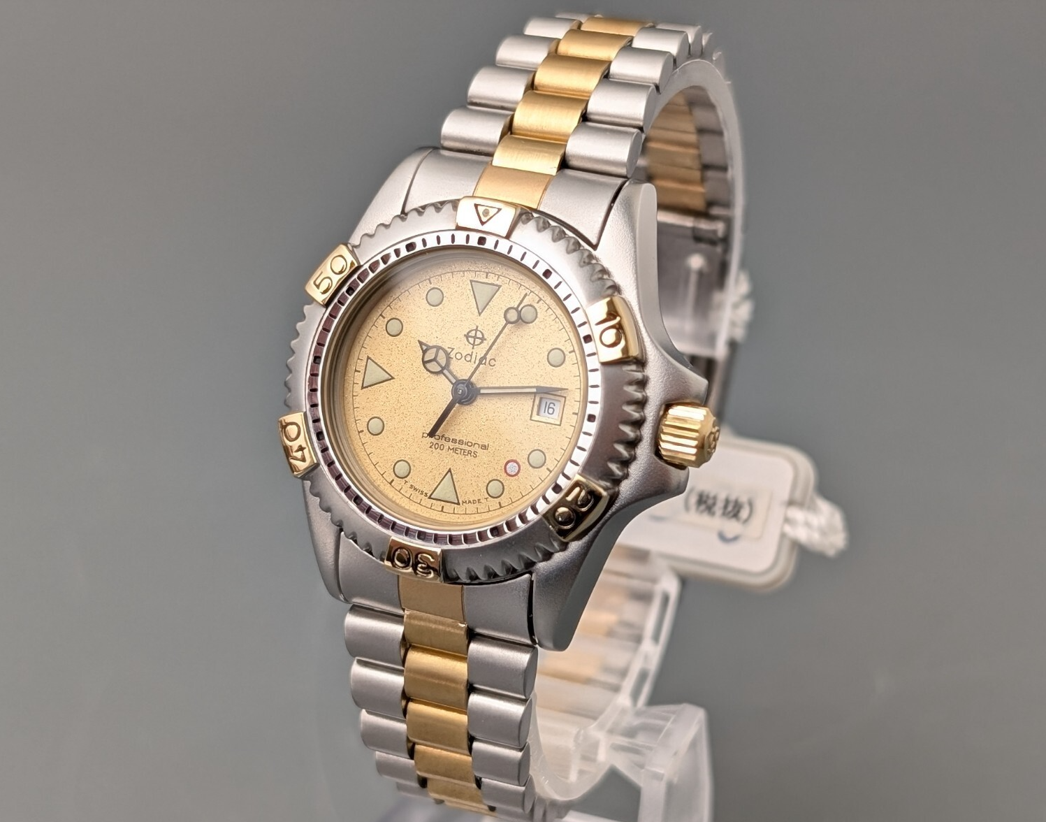 Mint] Zodiac Professional 208.12.02 Date 200m Women Quartz