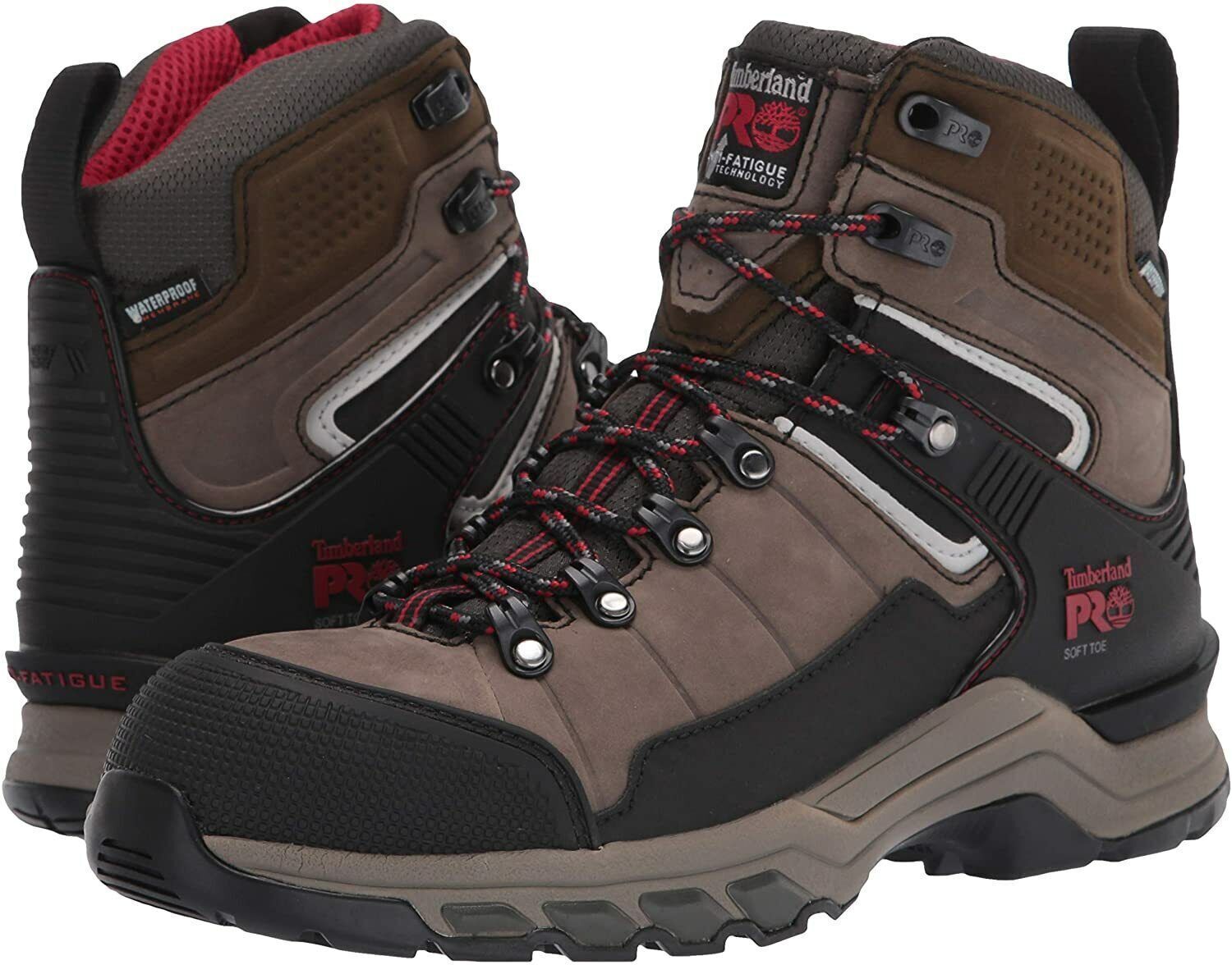 

Мужские водонепроницаемые ботинки Timberland Pro HYPERCHARGE TRD с мягким носком TB0A24PX-214, Brown canteen
