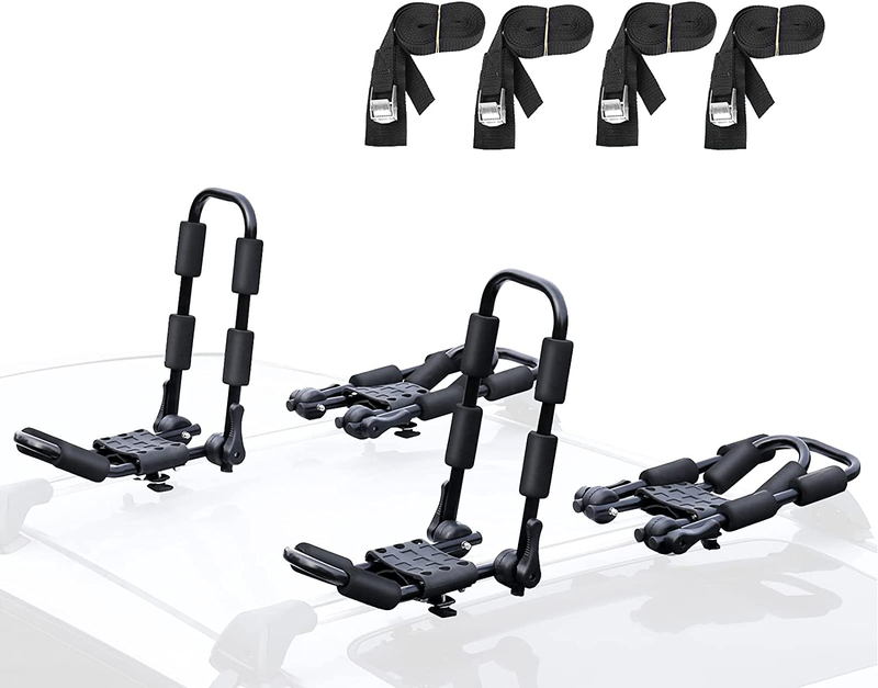 Rack 4 Pcs/set J Bar Car Roof Rack For Canoe Su