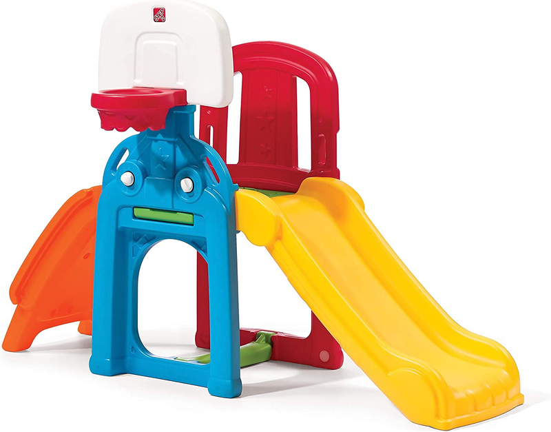Step2 &ndash; Game Time Sports Climber & Slide (30.5&rdquo; X 62&rdquo; X 42.5&rdquo;) &ndash; Multicolored Ki