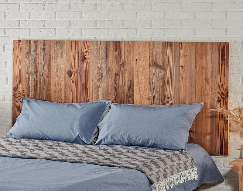 Headboard Brown Farmhouse King Size Headboard Hanging Reclaimed Barnwood Head of