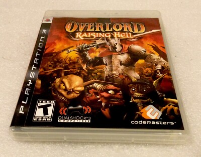 OVERLORD Raising Hell PlayStation 3 PS3 CIB COMPLETE + Manual +Insert + Map RARE