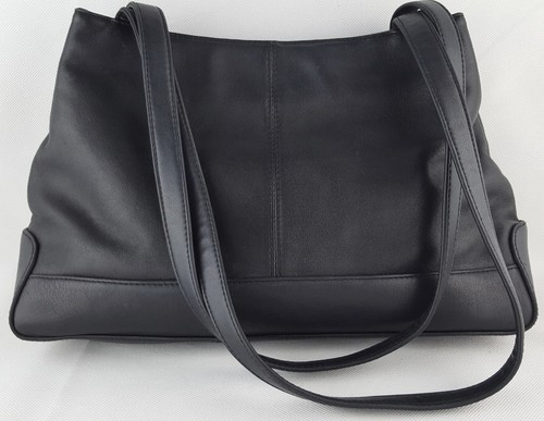 Women’s Giani Berini Purse Handbag Black Genuine Leather Shoulder