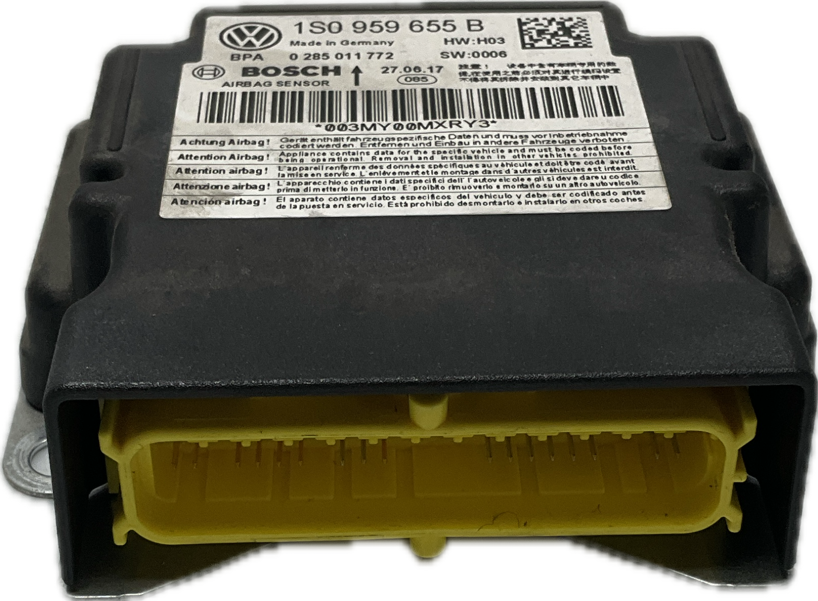 Centralina airbag per modello: VOLKSWAGEN UP 2012 codice ricambio: 1S0959655B