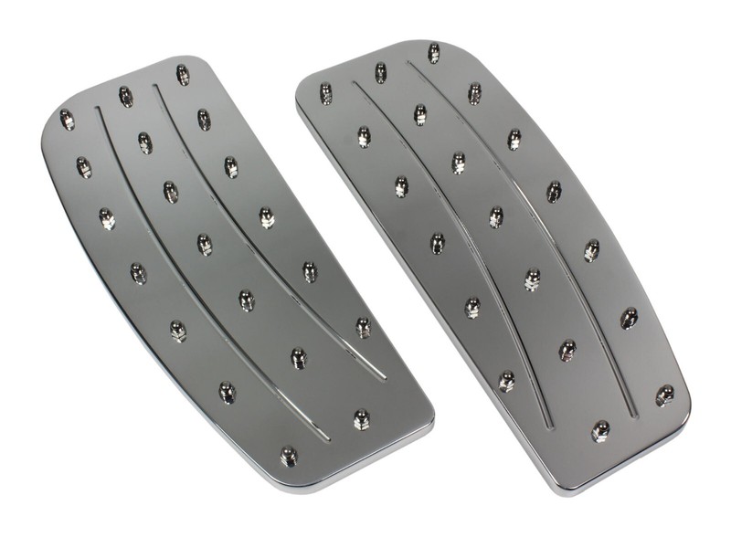 Trittbrett-Einlagen FÃ¼R Den Fahrer - Alu - Yamaha Xvz 1300 Royal Star