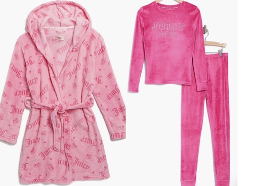 ☆Juicy By Juicy Couture クラウンベロアセット(Preppy Pink)☆ Juicy Couture Pink Regular Size Sleepwear & Robes for Women