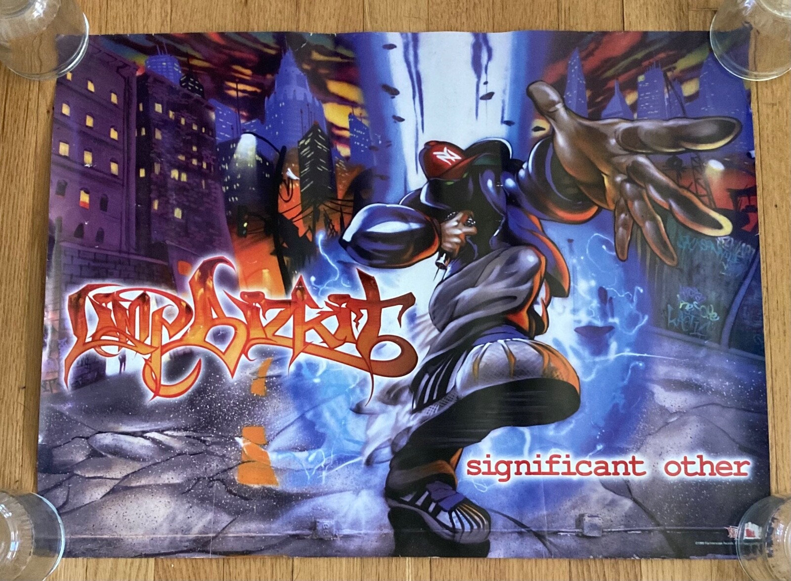 超希少入手困難プレミア　LIMP BIZKIT 額縁付きポスター LIMP BIZKIT Original Promo Poster SIGNIFICANT OTHER 1999