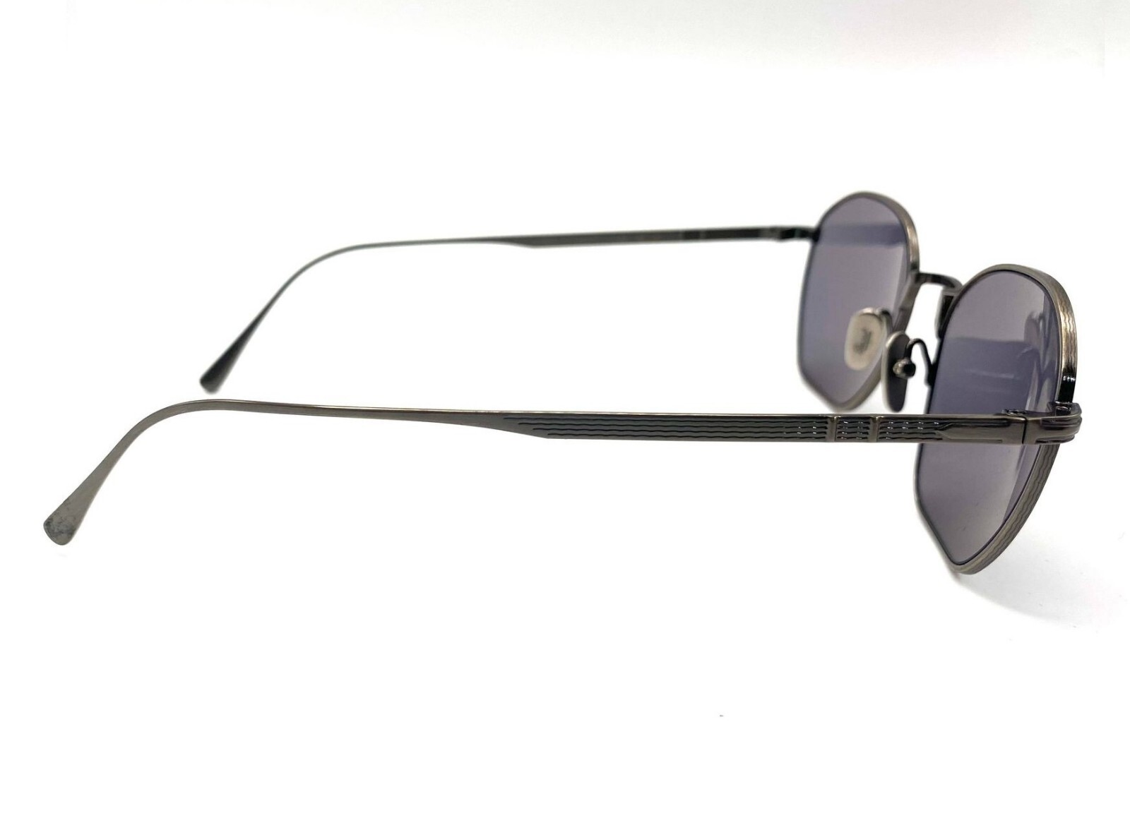 Pre-owned Persol Po5004st Sunglasses 8001p2 Pewter/grey Polarized Lens 50mm In Gray