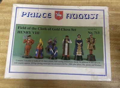 Prince August Field of the Cloth Gold Chess Set Henry VIII molds No.713