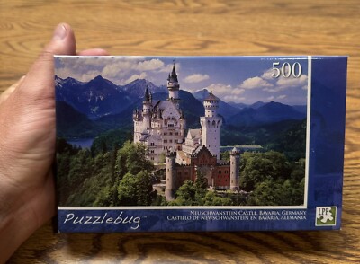 Puzzlebug 500pc 2010 LPF , Puzzle 'Neuschwanstein Castle' NEW