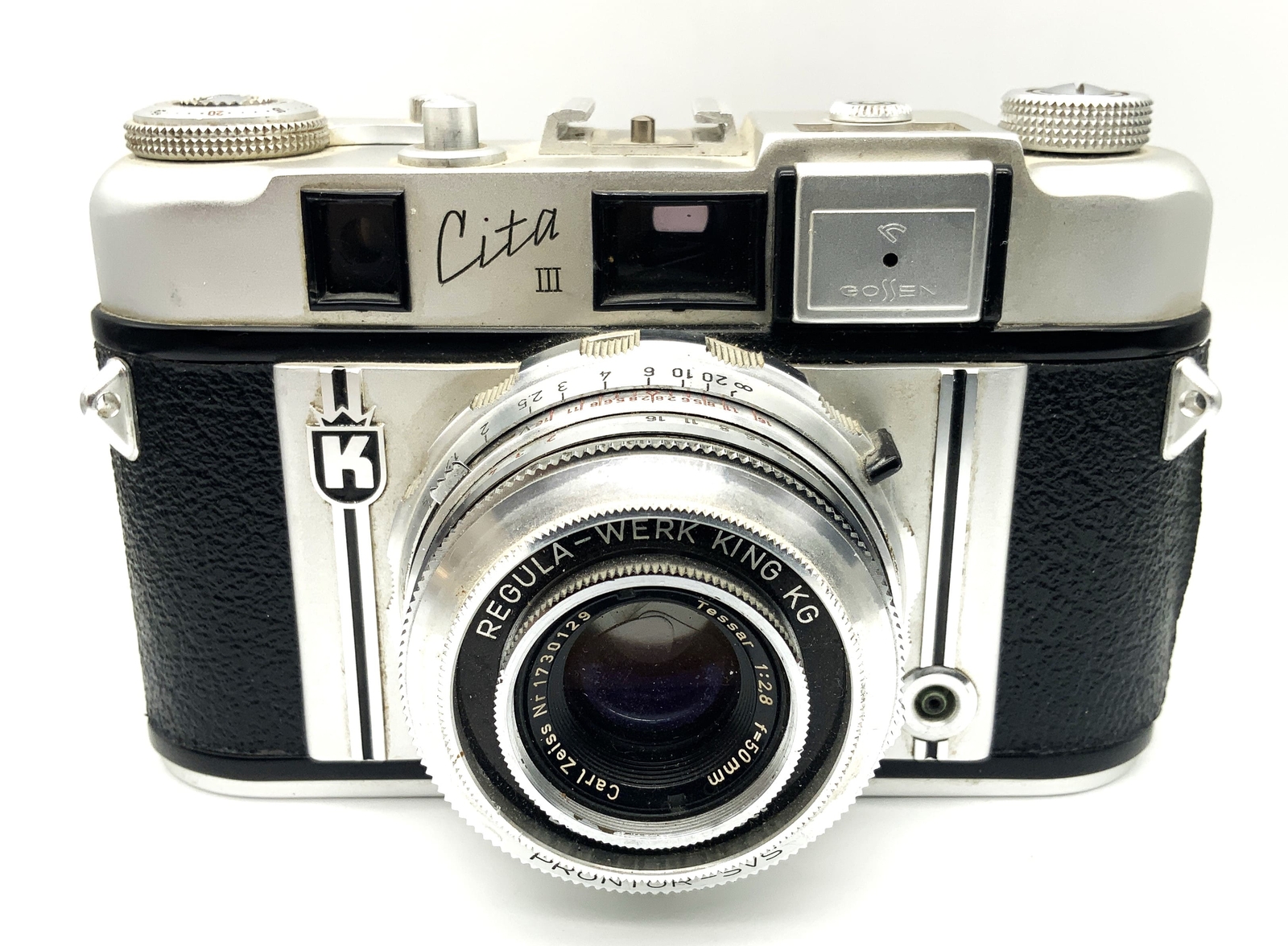 フィルムカメラ KING REGULA CITA STEINHEIL CASSAR 2.8/50 King Regula II cameras
