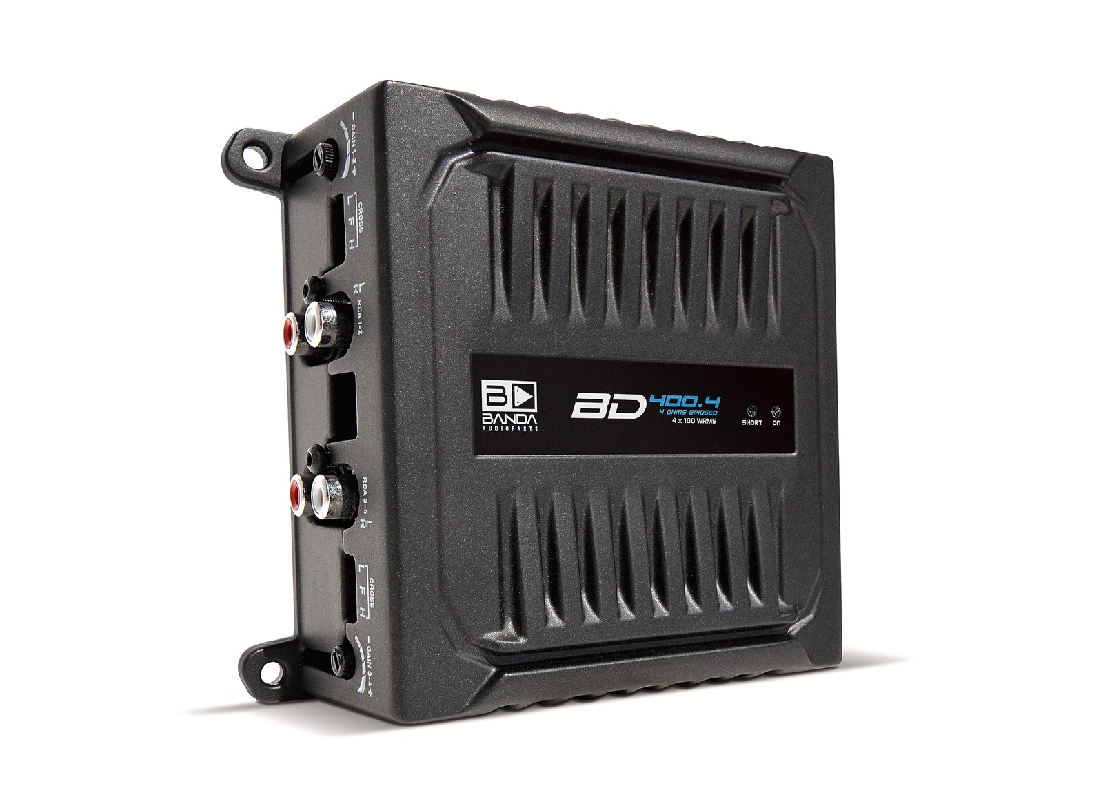 Banda Audioparts BD400.4BLACK Four Channel 4 x 100 Watt Rms Full Range Car Audio