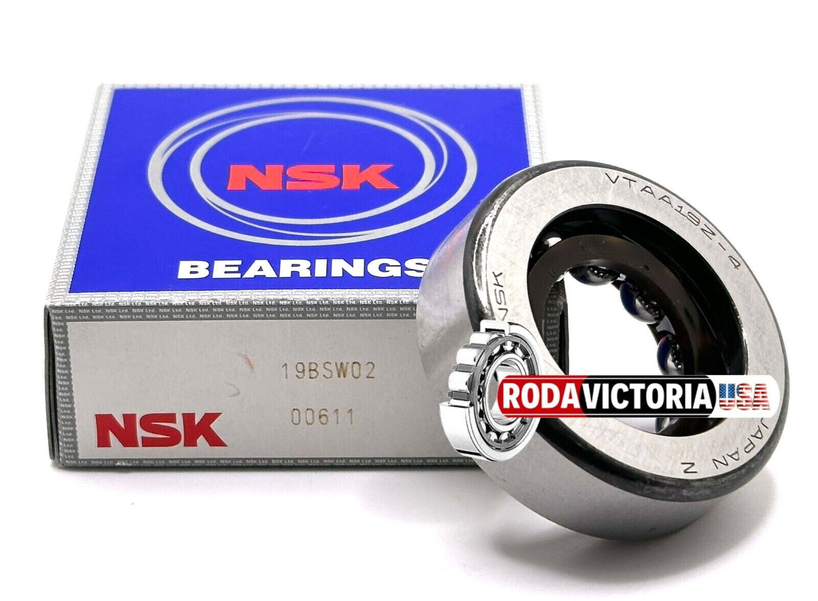 NSK JAPAN 19BSW02 BALL BEARING FOR NISSAM 48025-G8300 NSK JAPAN 19BSW02 BALL BEARING FOR NISSAM 48025-G8300
