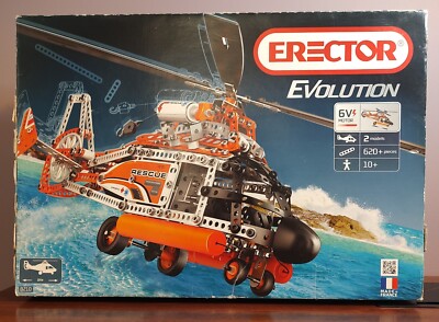 Erector Evolution Rescue Helicopter Meccano