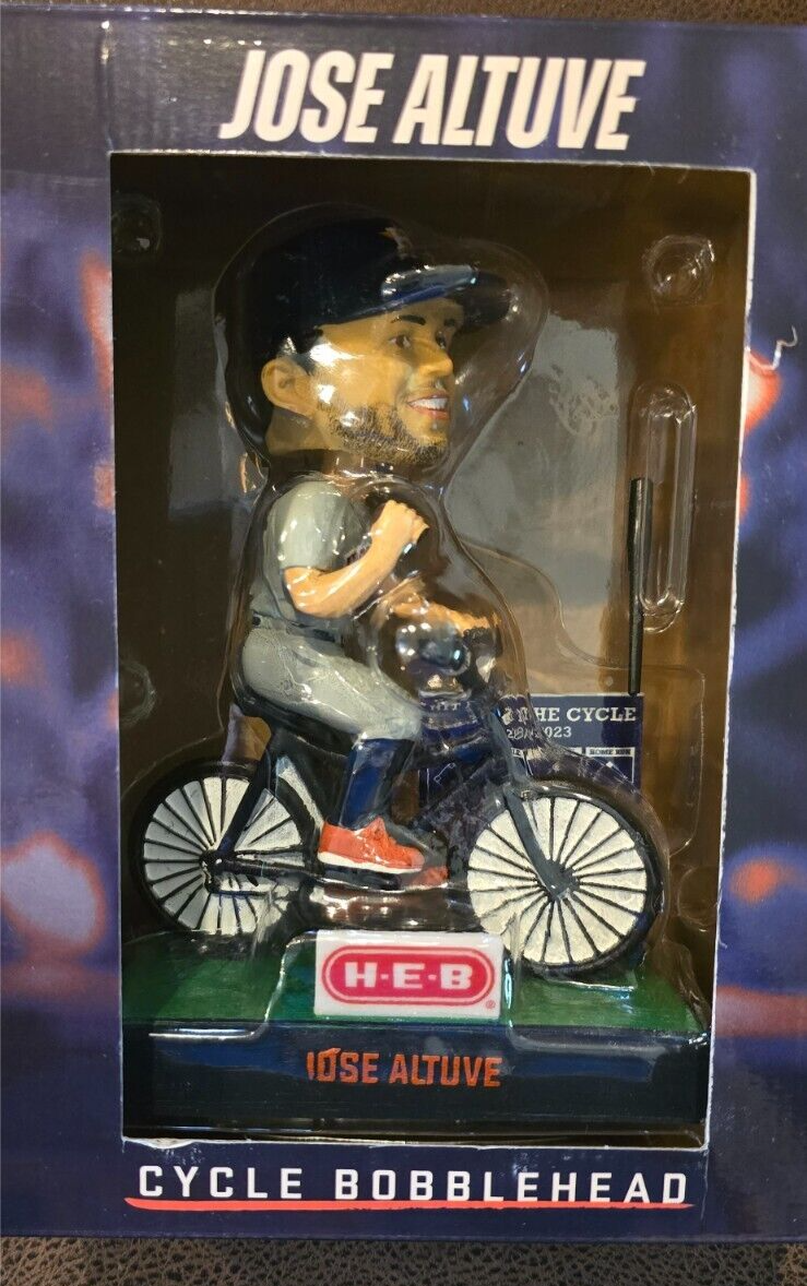 Houston Astros Jose Altuve Cycle Bobblehead SGA Bobble Head