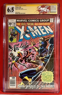   X-MEN #106! 1st APPEARANCE OF ENTITY! SIGNED CHRIS CLAREMONT! 1977 CGC 6.5  