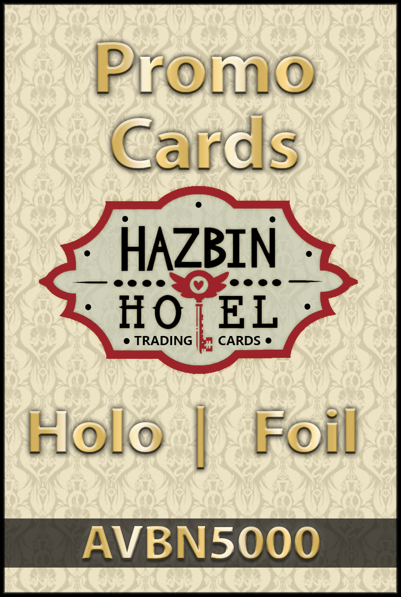 Hazbin Hotel Trading Cards: Official Promo Cards | Holo Foil Hazbin Hotel Trading Cards: Official Promo Cards | Holo Foil