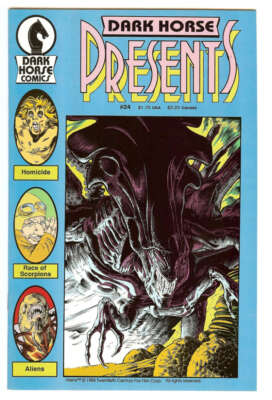 DARK HORSE PRESENTS #24 9.2 // ORIGIN OF ALIENS, MARK A. NELSON COVER 1988