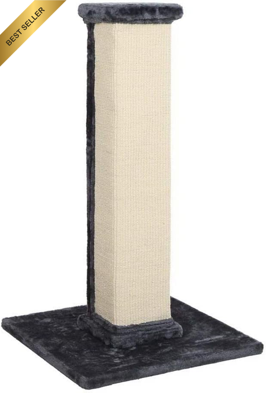 Cat Tree 89Cm, Cat Scratching Post with Plush Cover, Cat Tower Pet Scratcher for