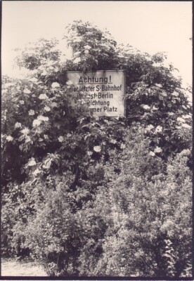 Berlin - ''DIE MAUER''  in den 80er Jahren
