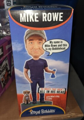 Mike Rowe Talking Bobble Head Royal Bobbles Limited Edition 2014 Figure RARE New