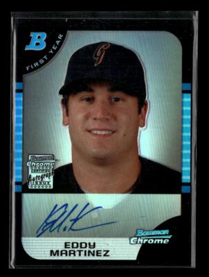 2005 Bowman Draft Picks & Prospects #BDP180 Eddy Martinez Refractors