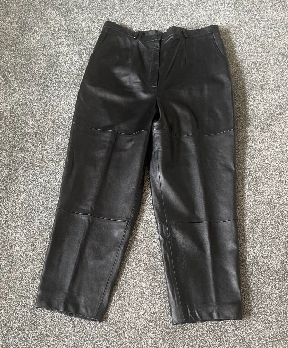 Vintage Selection de Givenchy Black 100% Real Lamb Nappa