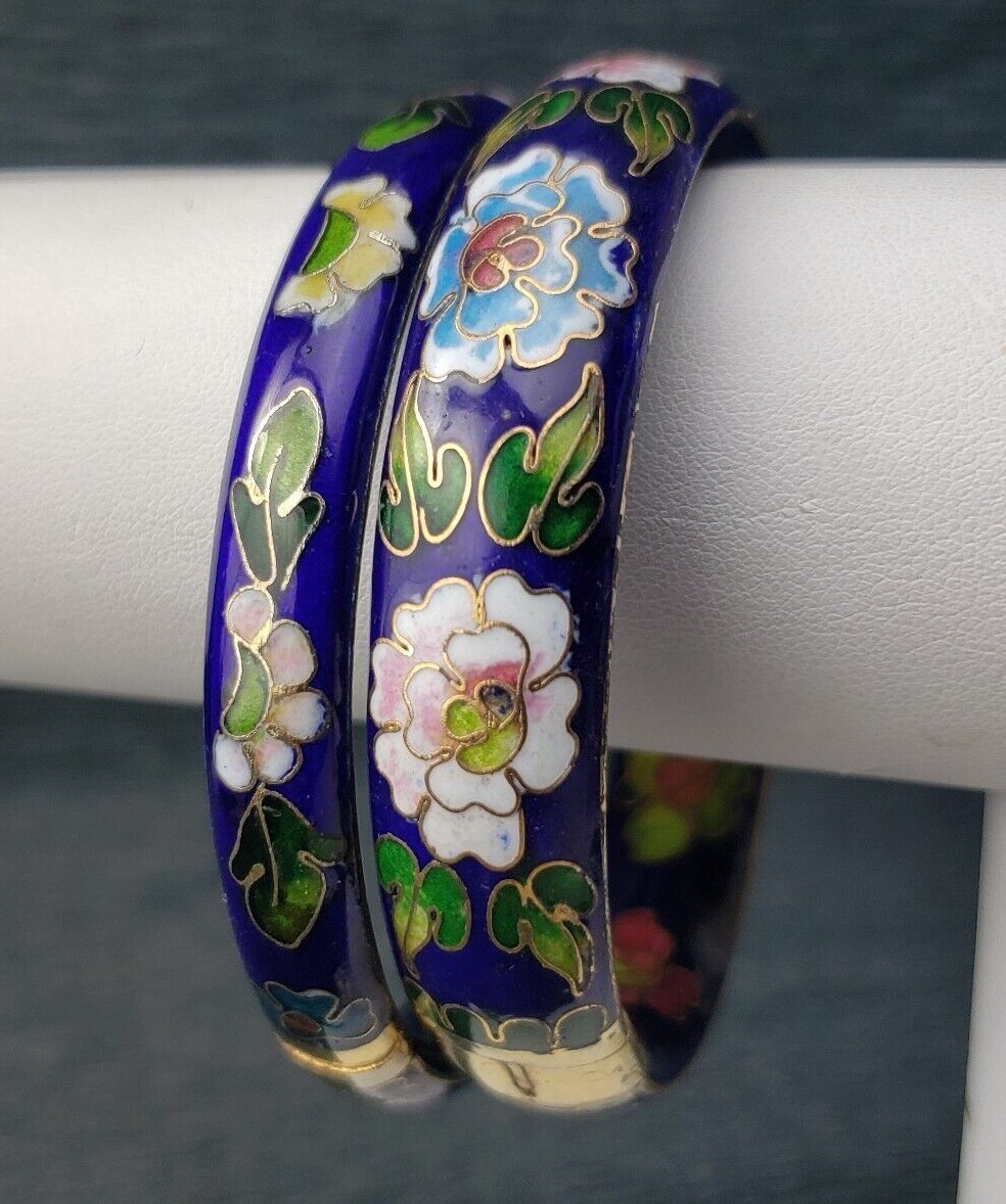 1950’s Made in FRANCE　blue×pink　bracelet 1950's Made in FRANCE blue×pink bracelet