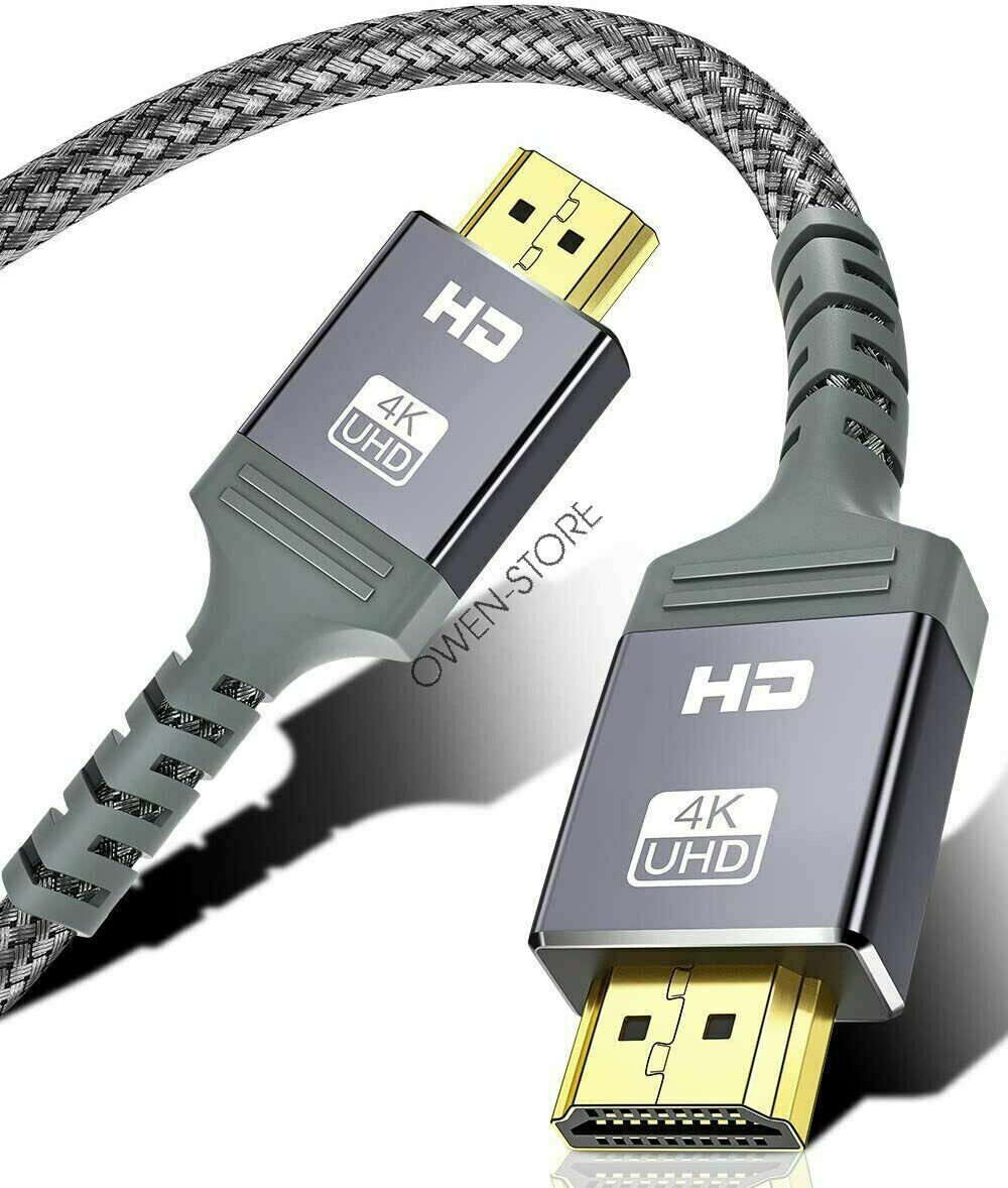 3/6/10Ft 8K HDMI 2.1-8K@60Hz 4K@120Hz -HD UHD Cable For PS4 PS5 TV BOX Projector