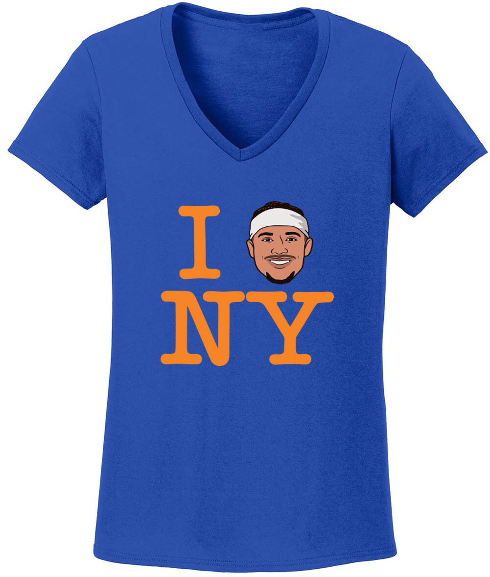 V-NECK Ladies Josh Hart New York Knicks I Love NY Shirt | eBay