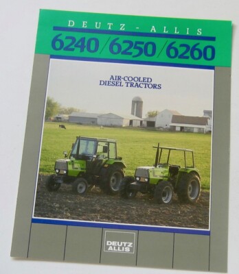 Vintage Deutz Allis 6240 6250 6260 Tractors Brochure