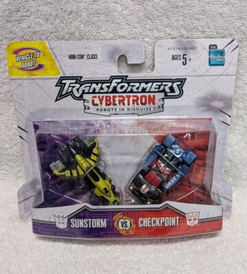 Transformers Cybertron MiniCon Set SunStorm Checkpoint Jet Sword Combiner MOC G1