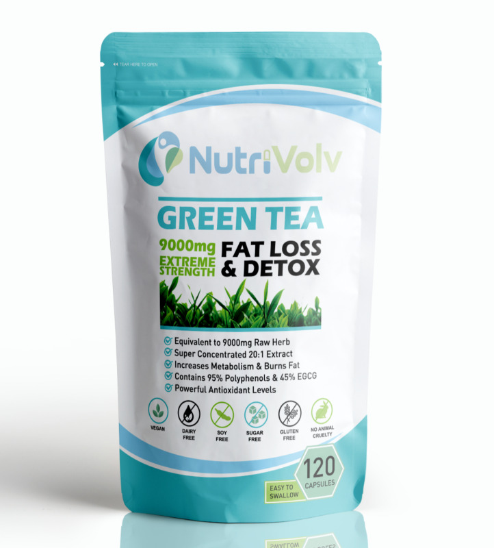 Green Tea 9000mg Weight Loss Slimming Diet Detox Fat Burner Keto Diet Egcg