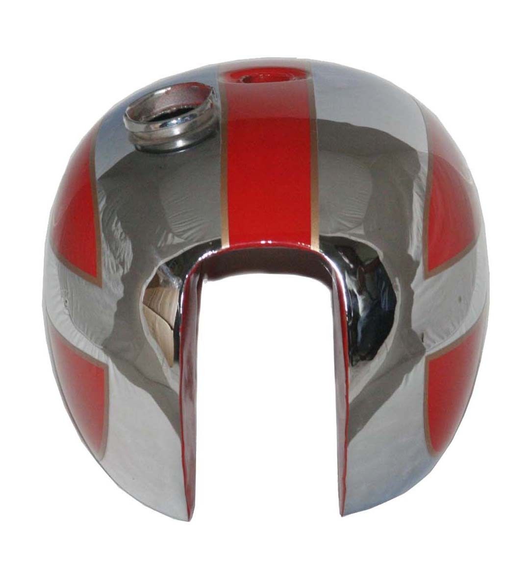 Fits Triumph T140 Bonneville 73 -78 Chrome Red Painted Patrol Tank  