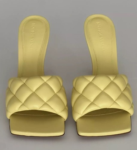 Pre-owned Bottega Veneta $1200  Butterscotch Leather Mules 8 Us (38 Euro) 592015 It