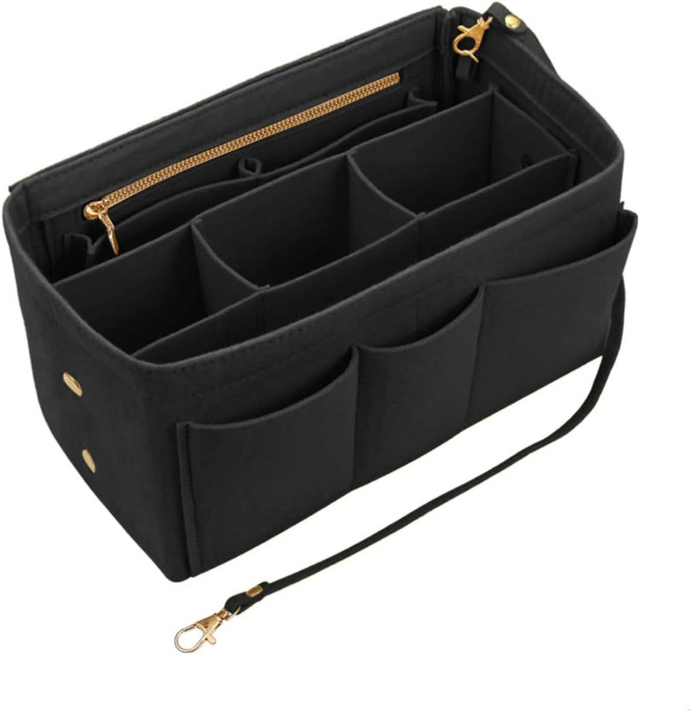 Handtaschen Organizer, Filz Taschenorganizer Mit Entnehmbare FÃ¤Cher, GroÃE Kapaz