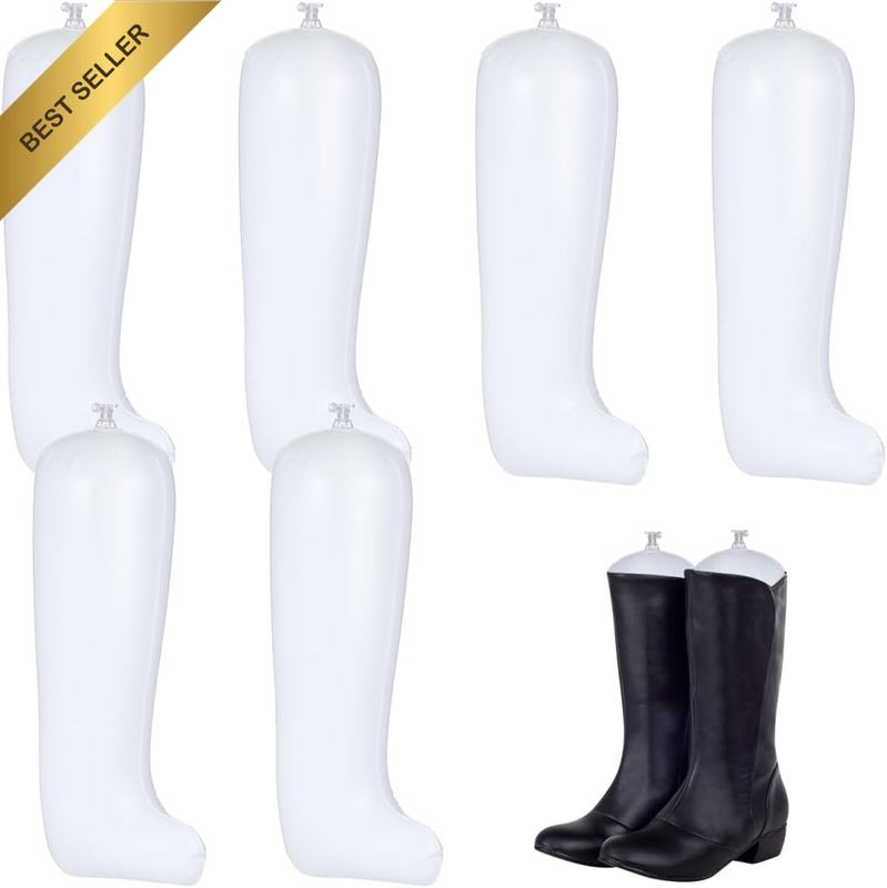 3Pairs Inflatable Boot Brace Blow up Boot Insert for Women Shoes Shoe Stretcher