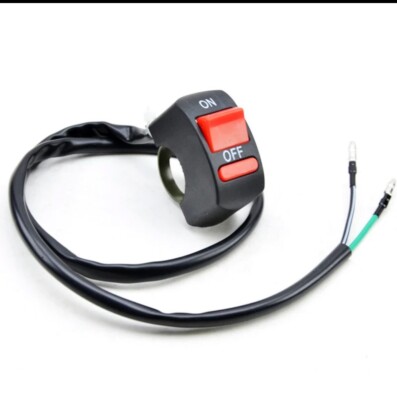 1 Piece Motorcycle Handlebar Toggle Switch On Off Push Button Switch Bicycle Mot