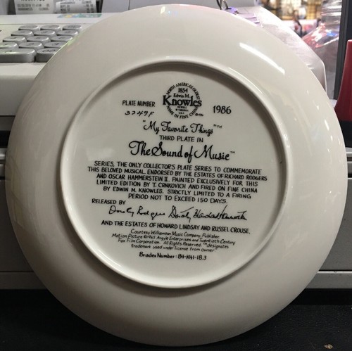 The Sound of Music Collector Plates Lot of 6 “The Sound of Music” ~ Knowles ~ 19
