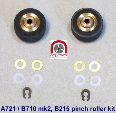 Revox Cassette B215 & later B710 mk2 & Studer A721 Pinch Roller Kit - DHl post