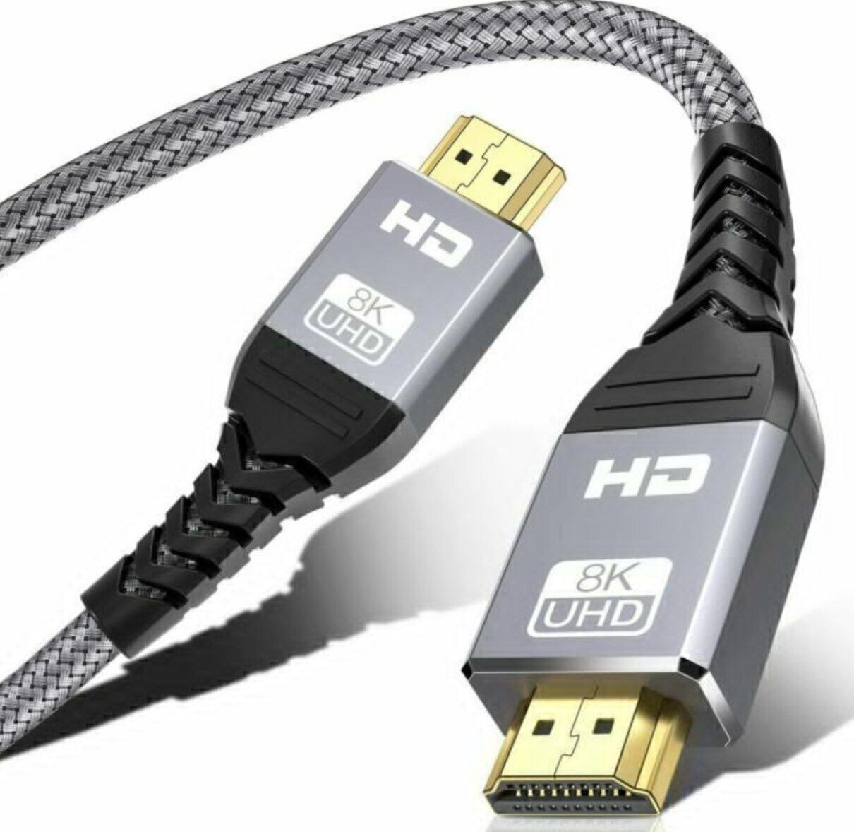 15Ft 8K HDMI 2.0-8K@60Hz 4K@120Hz - HD UHD Cable For PS4 PS5 TV BOX Projector