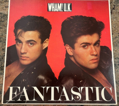Wham! U.K. ''Fantastic'' Album (Vinyl) 1983 Innervision/Columbia Records Good