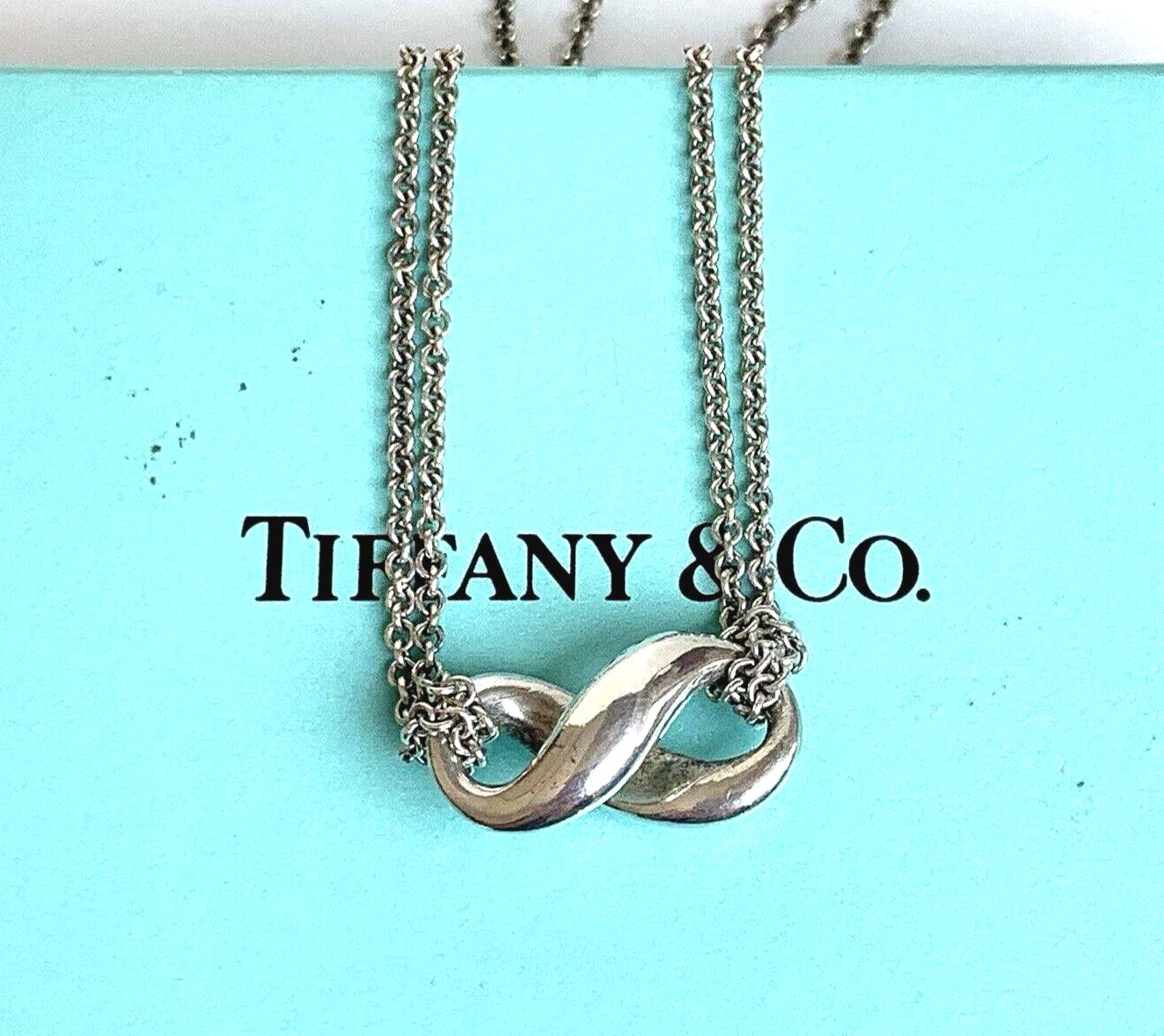 Tiffany & Co. インフィニティペンダント 一式セット TIFFANY & Co. ［ティファニー］インフィニティ ペンダント 並行