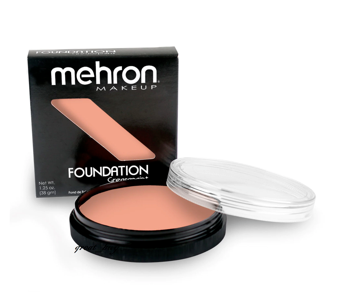 MEHRON MAKEUP FOUNDATION_GREASE PAINT_FACE/BODY PAINT_COSTUME/STAGE/TV (1.25 OZ)