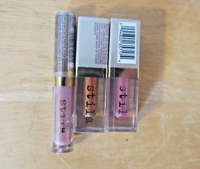 Stila Beauty Boss Lip Gloss Synergy & Elevator Pitch + Stay all Day Lipstick Lot